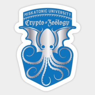 Miskatonic University Crypto-Zoology Sticker